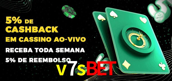 Promoções do cassino ao Vivo v7sbet